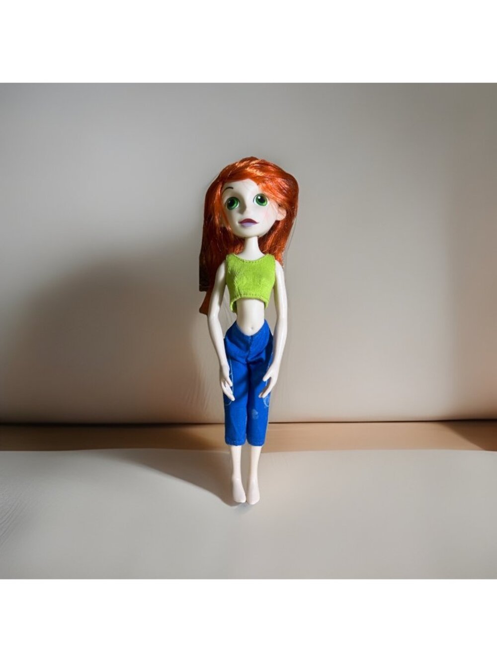 Vintage Equity Market Disney Kim Possible 10” Doll No shoes dirty pants Toy